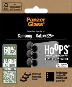 PanzerGlass Hoops Lens Protector für Samsung Galaxy S25+ schwarz
