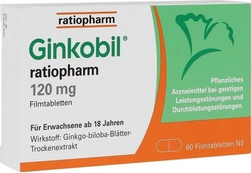 Ginkobil ratiopharm 120mg Filmtabletten, 60 Stück