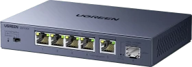 Ugreen Desktop 2.5G Switch, 5x RJ-45, 1x SFP+ (35048)