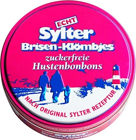 sanotact Echt Sylter Brisen Klömbjes Hustenbonbons zuckerfrei, 70g