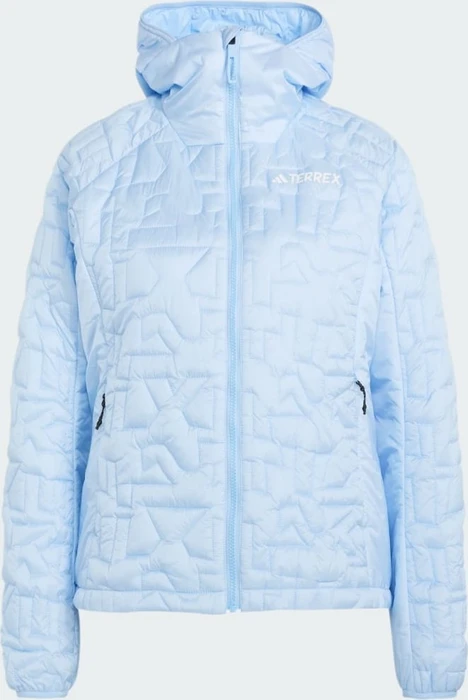 adidas Terrex Xperior PrimaLoft Loose Fill Hooded Isolation Funktionsjacke glow blue (Damen)