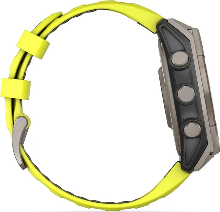 Garmin Fenix 8 47mm Sapphire Solar titanium/amp yellow-graphite