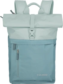 Travelite Basics Rollup Laptoprucksack, 15.6", Ice Blue