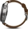Garmin Fenix Chronos silber mit Lederarmband Vorschaubild