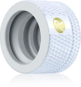 Raijintek Pelias D161806 Fitting G1/4" 16mm, weiß, 6er-Pack