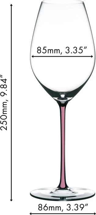 Riedel Fatto A Mano Champagner Weinglas mauve