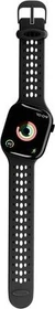 Decoded Silicone Ares O Armband für Apple Watch 38mm/40mm/41mm/42mm schwarz