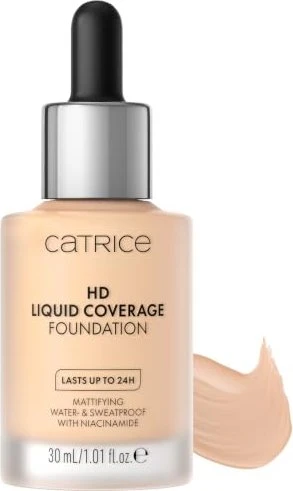 Catrice HD Liquid Coverage Foundation 002 porcelain beige, 30ml
