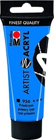 Marabu Artist Acryl Acrylfarbe, primärcyan, 22ml