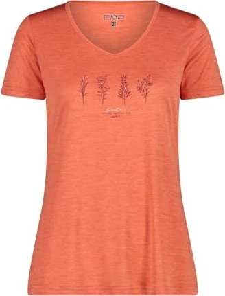 CMP Light Jersey Funktionsshirt kurzarm bitter melange (Damen)