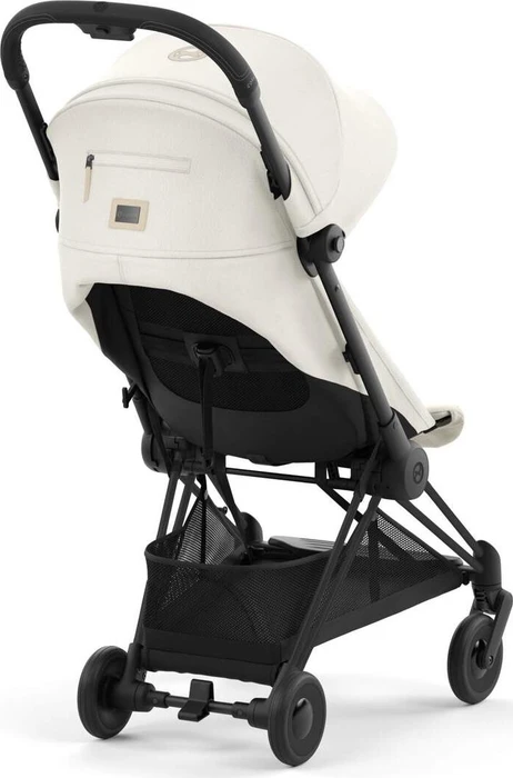 Cybex Coya Matte Black Frame off white