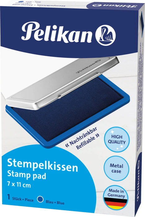 Pelikan Steki 2 Metallstempelkissen, 70x110mm, blau