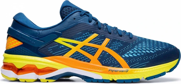 Asics Gel-Kayano 26 mako blue/sour yuzu (Herren)