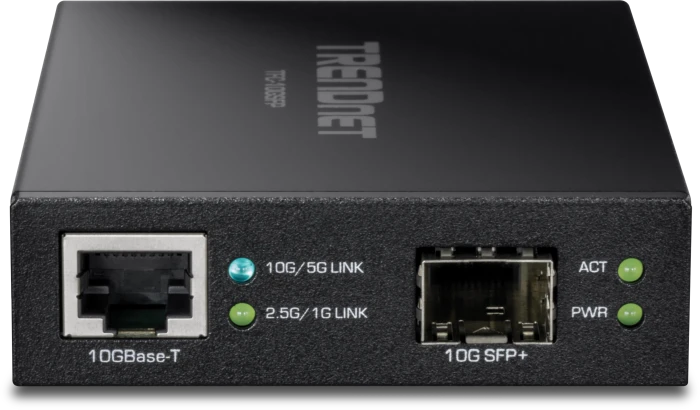 TRENDnet TFC Desktop 10G Medienkonverter, 1x RJ-45, 1x SFP+