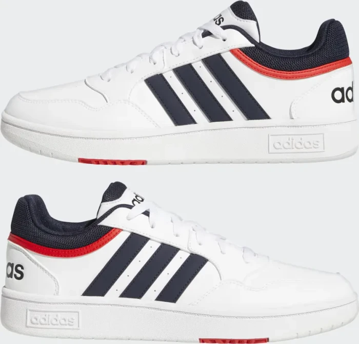 adidas Hoops 3.0 Low Classic Vintage cloud white/legend ink/vivid red
