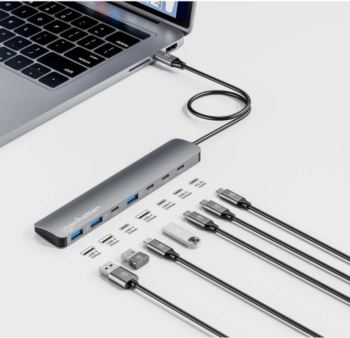 Manhattan 7-Port USB-C Hub