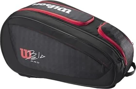 Wilson Bela Super Tour Padel Tennistasche schwarz/rot