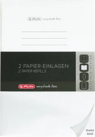 Herlitz my.book Refill flex FSC Mix Papiereinlage, A4, glatt, 80 Blatt