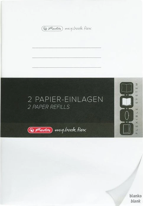 Herlitz my.book Refill flex FSC Mix Papiereinlage, A4, glatt, 80 Blatt