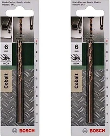 Bosch DIY HSS-Co Metallbohrer, 6x57x93mm, 1 Stück
