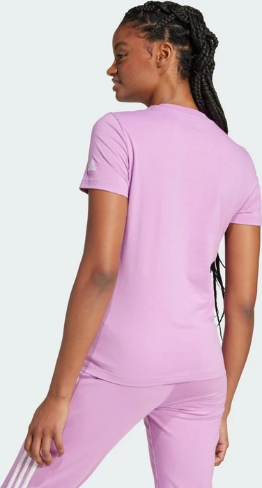 adidas Loungewear Essentials Slim Logo T-Shirt kurzarm preloved purple (Damen)