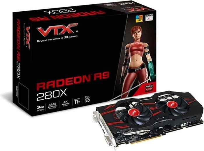 VTX3D Radeon R9 280X V3, 3GB GDDR5, DVI, HDMI, 2x mDP