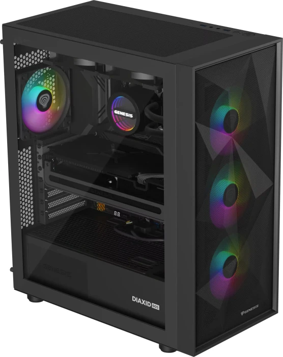 Genesis Hydria 240 ARGB, schwarz