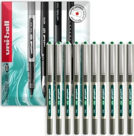 Uni-Ball Eye Fine UB-157 Tintenroller (Mine) grün/transparent, 10er-Pack
