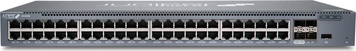 Juniper EX4000 Rackmount Gigabit Managed Switch, 48x RJ-45, 4x SFP+, Front to Back Airflow
