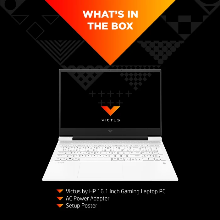 HP Victus 16-e0357ng, Ceramic White, Ryzen 5 5600H, 16GB RAM, 512GB SSD, GeForce RTX 3050 Ti, DE