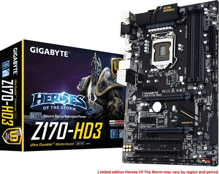 GIGABYTE GA-Z170-HD3 (Intel 1151)