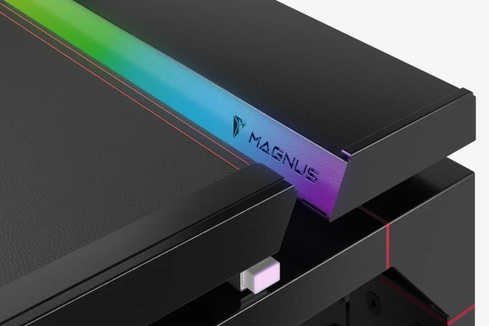 Secretlab Magnus Schreibtisch 150x75cm schwarz/schwarz