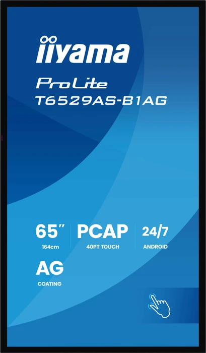 iiyama ProLite T6529AS-B1AG, 64.5"