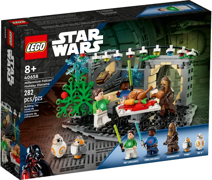 LEGO Star Wars - Millennium Falcon Weihnachtsdiorama
