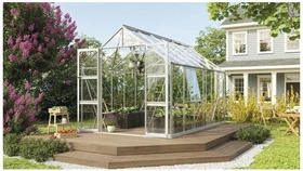 Vitavia Olymp 9900 ESG 3mm Gewächshaus alu