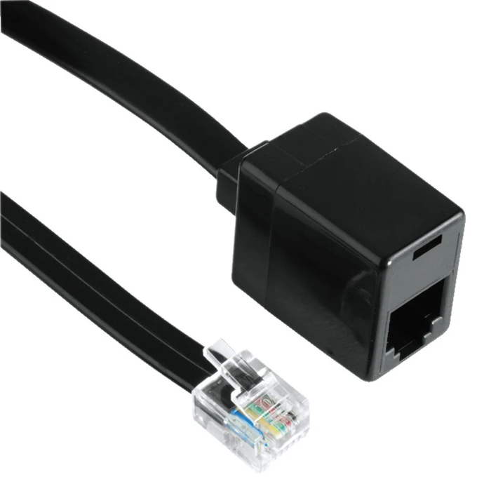 Hama Telefonkabel 6p6c-Stecker auf 6p6c-Buchse 6m