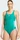 adidas 3-Streifen C-Back Badeanzug equipment green/clear mint (Damen) (KH2402)