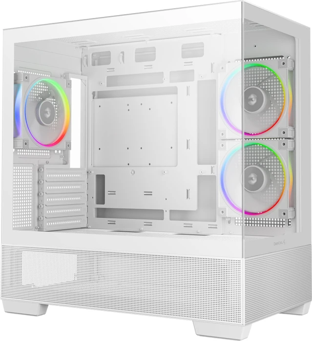 DeepCool CG380 3F WH, weiß, Glasfenster