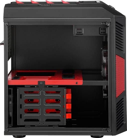 AeroCool Xpredator Cube Red Edition, Acrylfenster