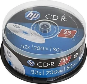 HP CD-R 80min/700MB, 52x, 25er Spindel