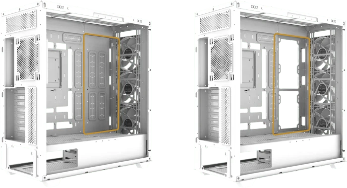 Thermaltake AX500 Snow, weiß, Glasfenster