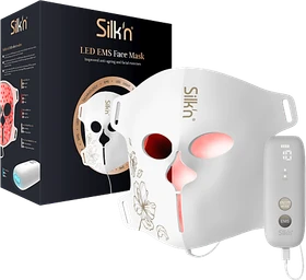 Silk'n LED EMS Face Mask Hautverbesserung und Muskelstimulation LED-Gesichtsmaske