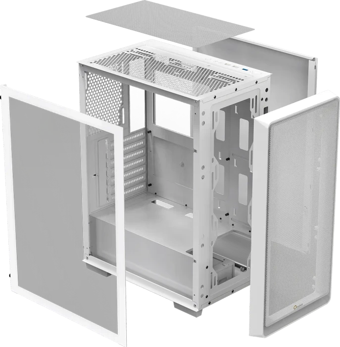 Ocypus Gamma C60, weiß, Glasfenster
