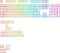 Glorious Aura V3 Keycaps, Kunststoff (PBT) Double-Shot, weiß/transparent, 131 Tasten, ISO-DE Vorschaubild