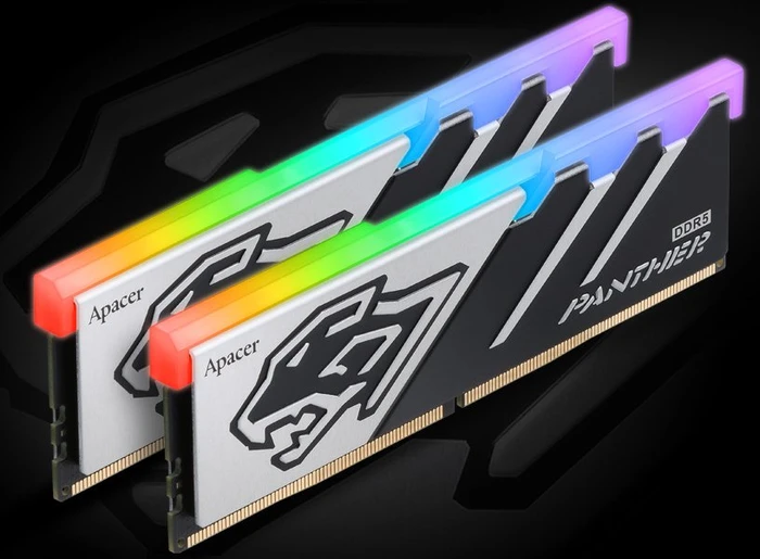 Apacer PANTHER RGB UDIMM 32GB Kit, DDR5-6000, CL40-40-40-96