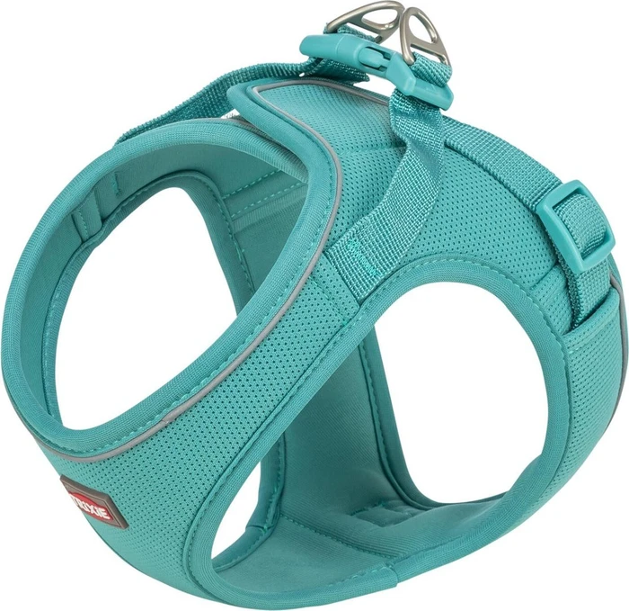 Trixie Atmungsaktives Hundegeschirr Premium UrbanVest mit verstellbarem Bauchgurt, S-M, Aqua