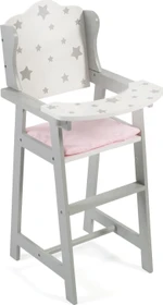 Bayer Chic 2000 Puppen Hochstuhl Stars grau