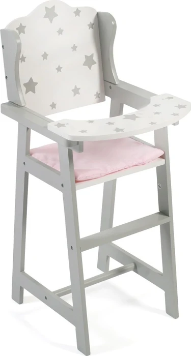 Bayer Chic 2000 Puppen Hochstuhl Stars grau