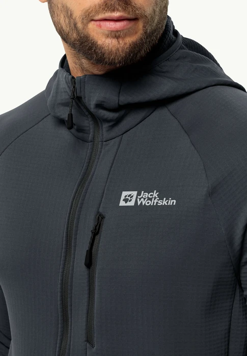Jack Wolfskin Kolbenberg Hooded FZ Jacke phantom (Herren)