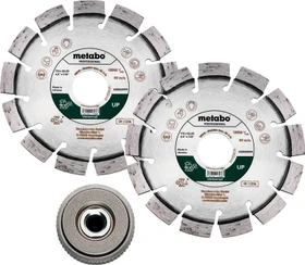 Metabo Professional UP Diamanttrennscheibe, 115x2.4x22.23mm, 2 Stück